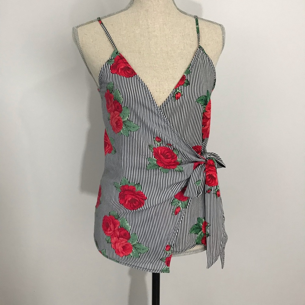 Stripped flower top